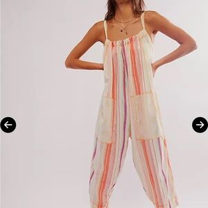 NWOT Free People Dream In Color Convertible Jumpsuit